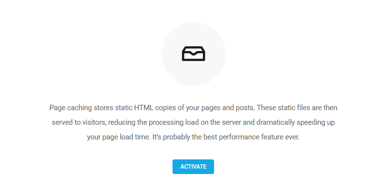 Activating caching in Hummingbird.