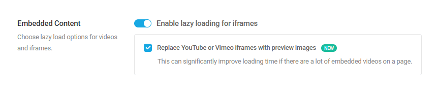 Where you lazy load iframes in Smush.