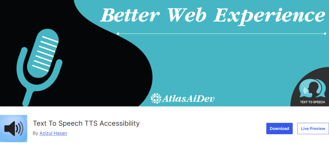 AtlasVoice Text To Speech TTS Accessibility