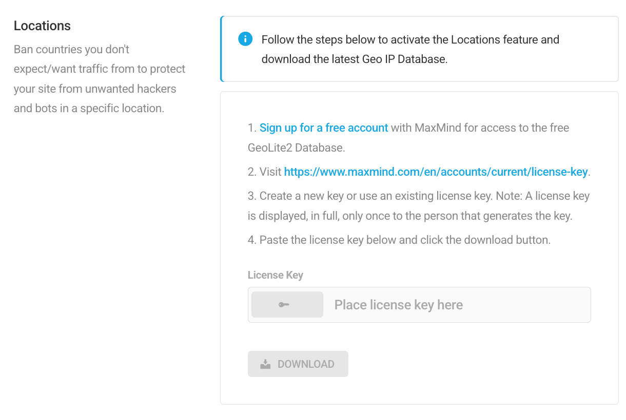Enable location banning in Defender firewall