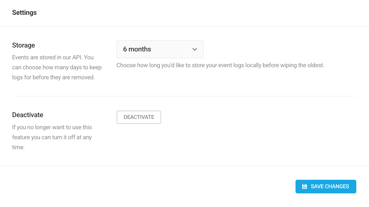 Audit logging settings in Defender