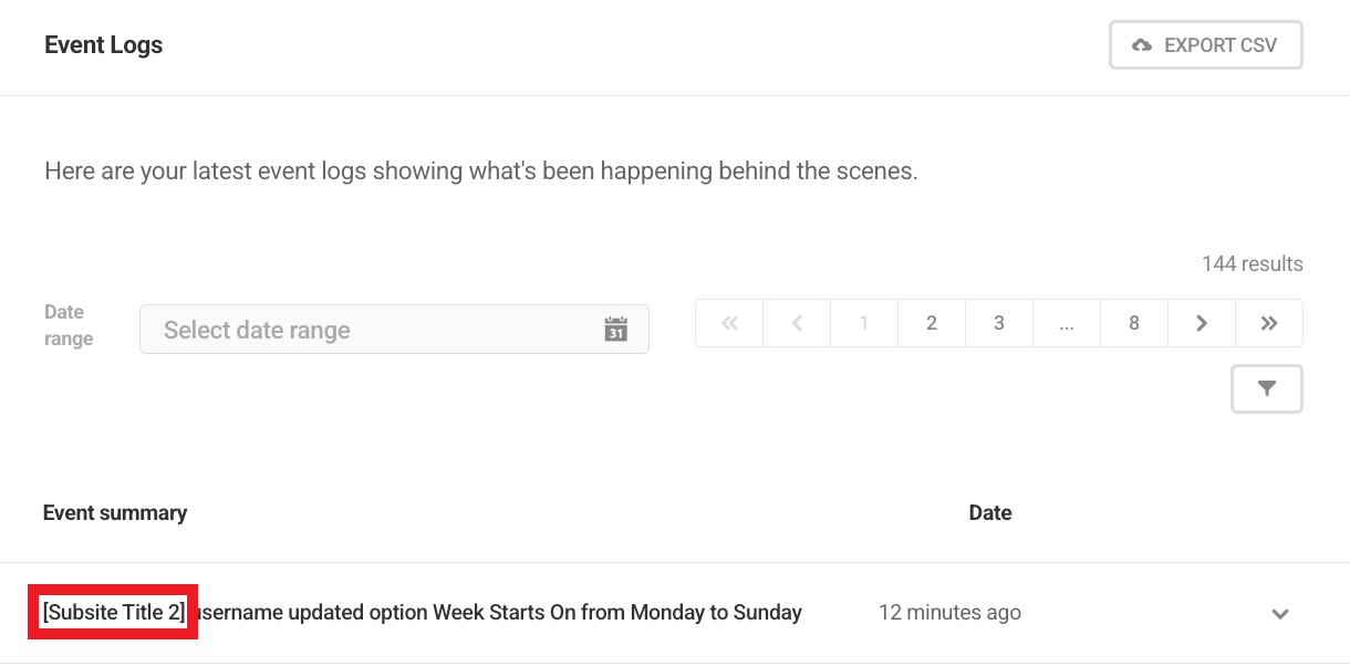 Defender event logs in multisite