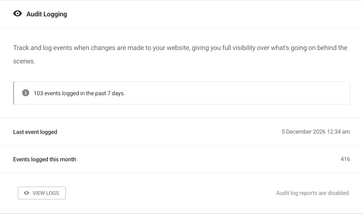 Defender dashboard audit
