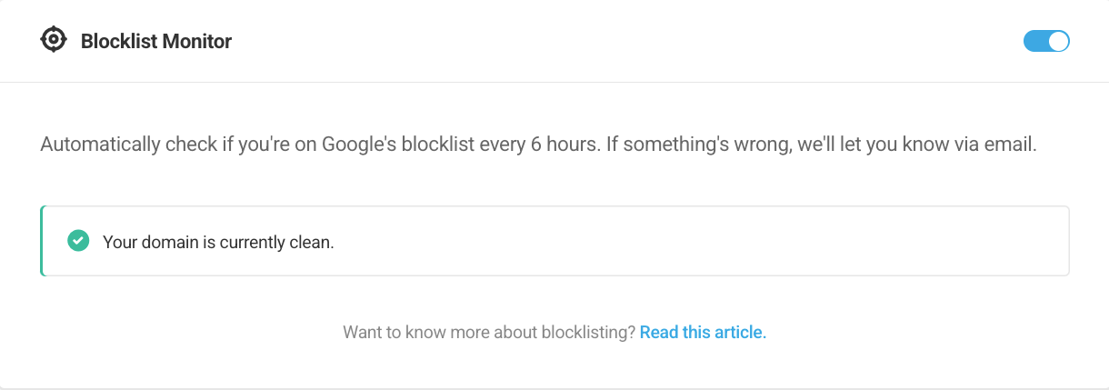 Defender dashboard blocklist
