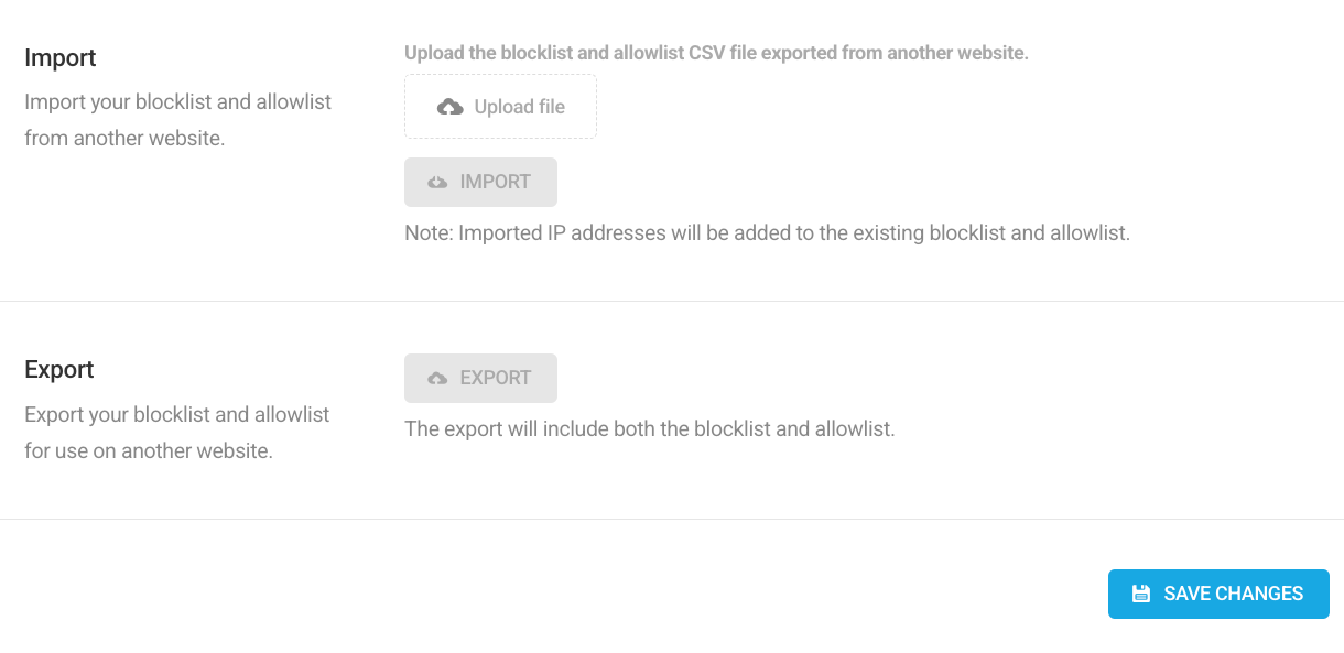 Import or export IP blocklist in Defender firewall