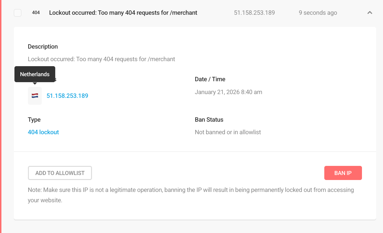 Firewall log details in Defender