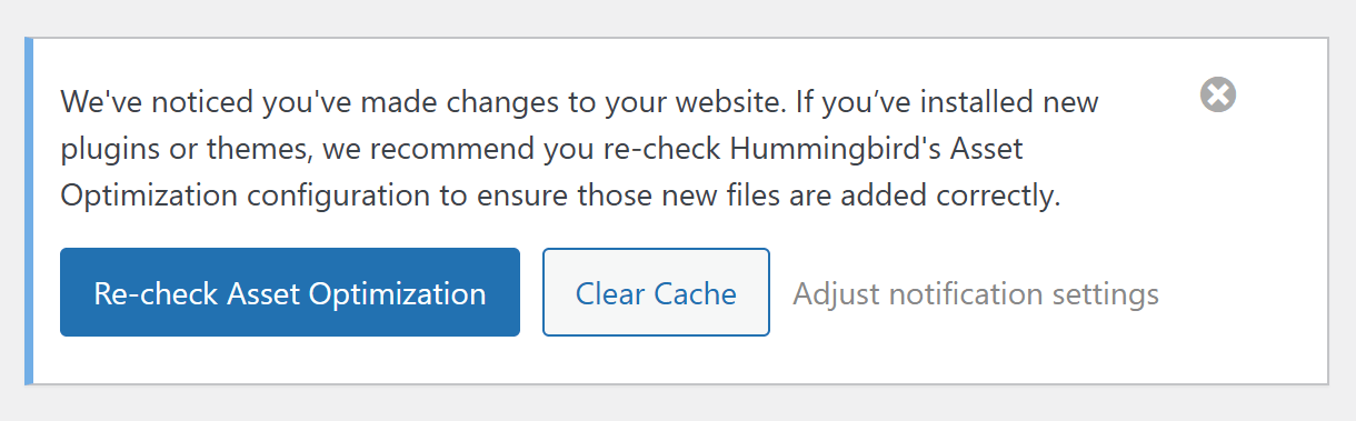 File structure change notice