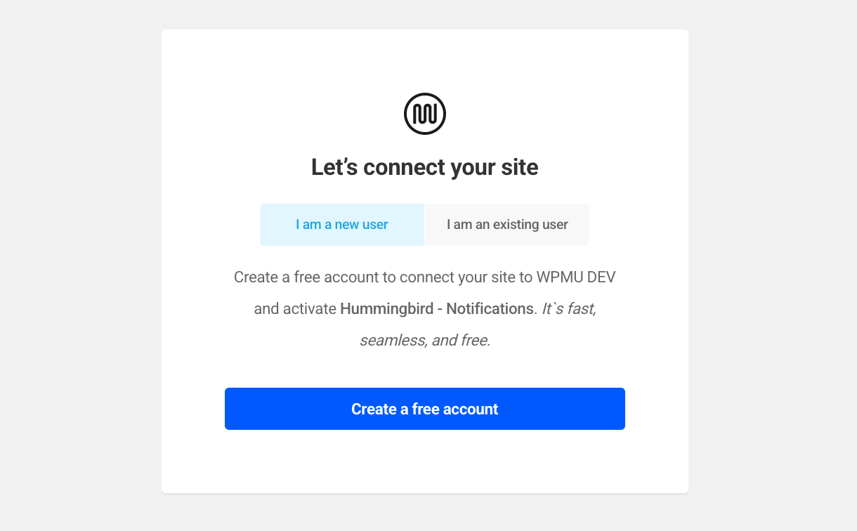 Connect Hummingbird to WPMU DEV