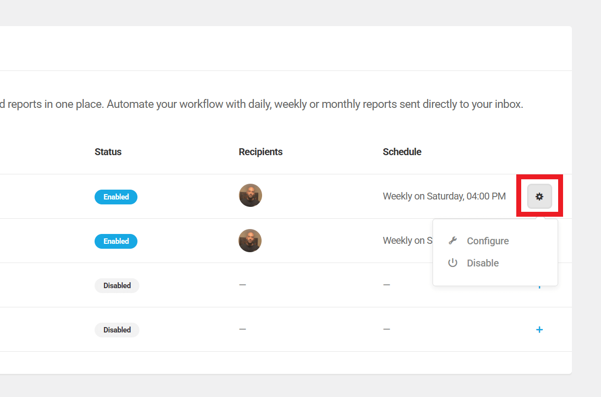 Configure notifications in Hummingbird
