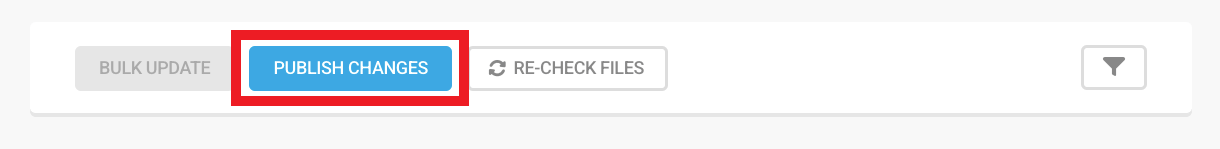 Publish changes button
