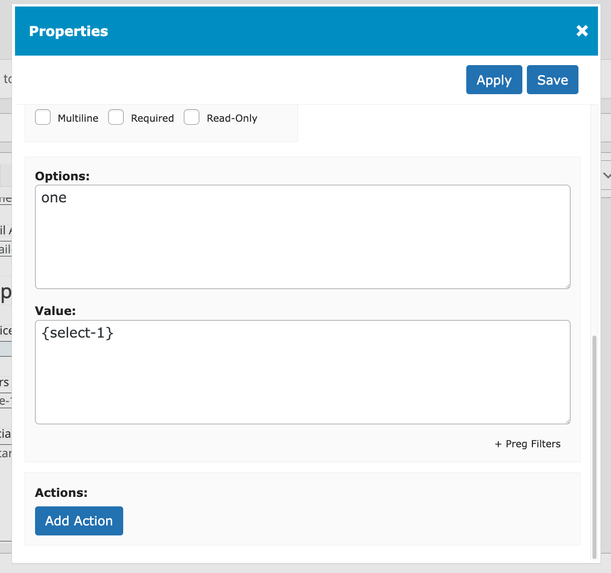 Using form field values in E2PDF field mapping