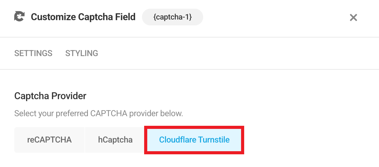 Choosing Cloudflare Turnstile as the CAPTCHA Provider