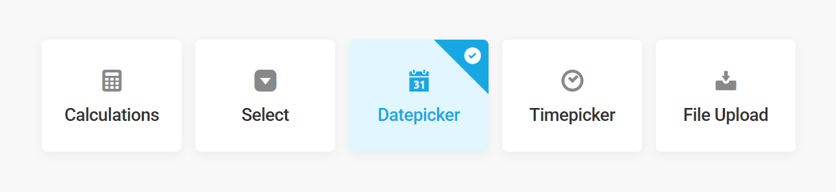 Add a Datepicker field to a form