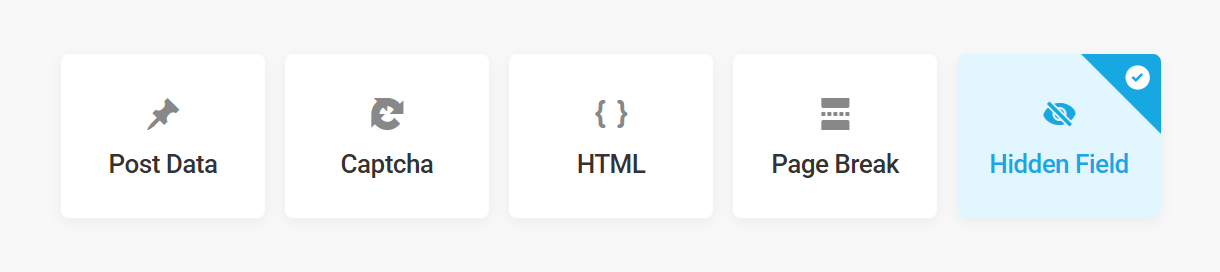 Add a Hidden field to a form