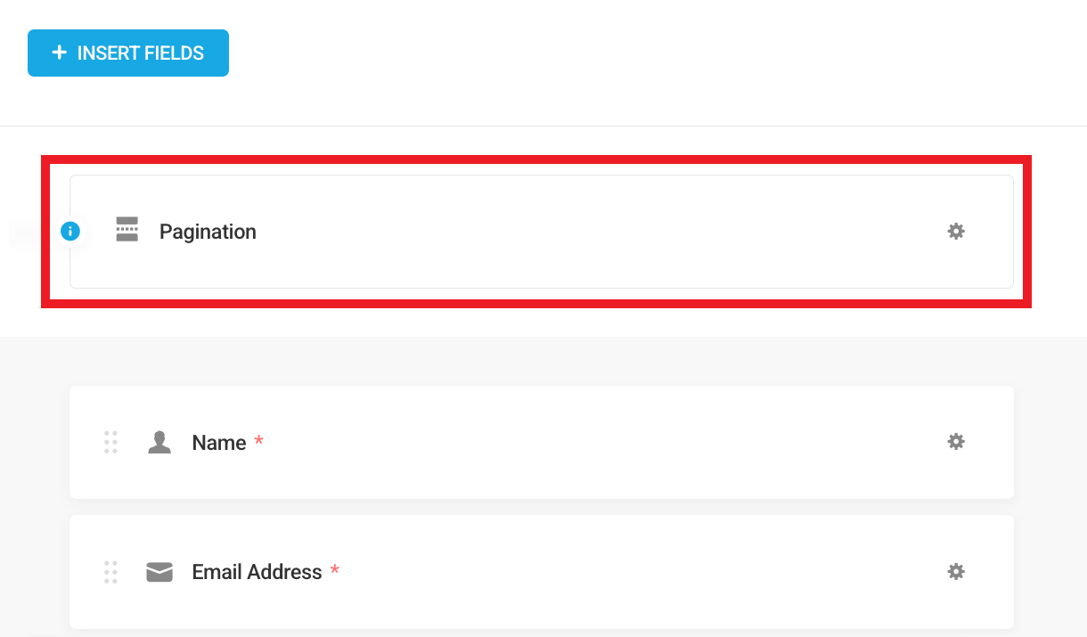 Pagination settings when page breaks used in a Forminator form