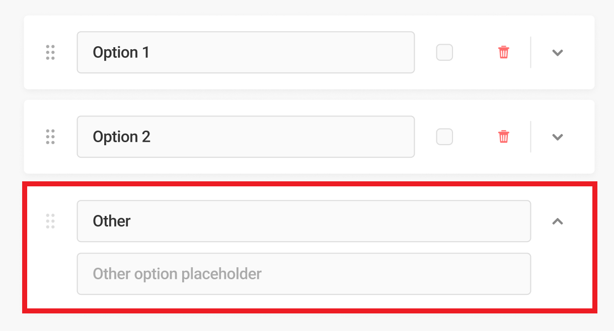 Set custom input label and placeholder text
