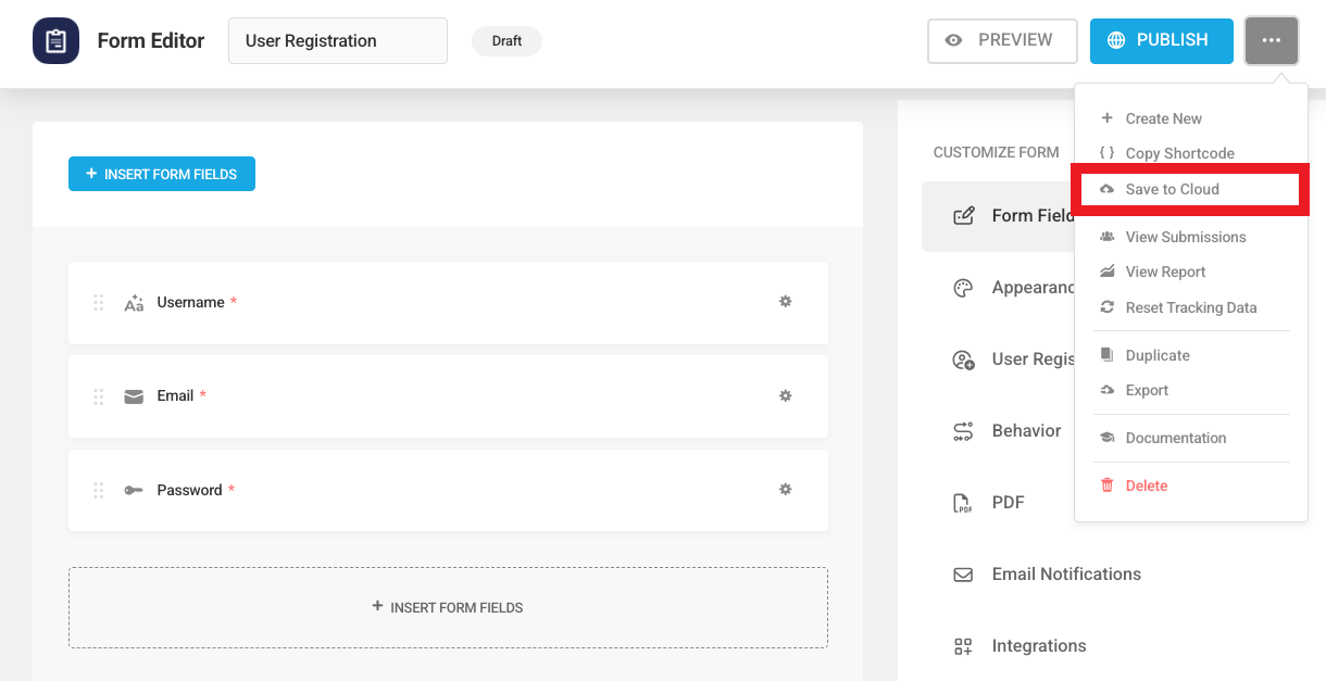 Create a custom template from a Forminator form