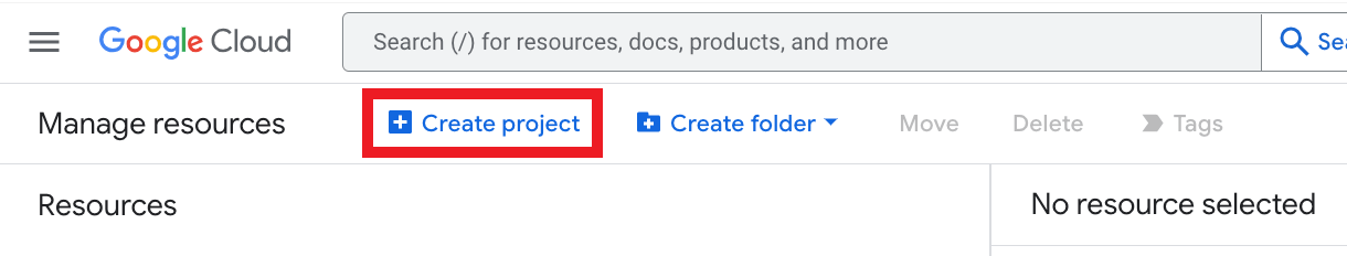 Create a new project at Google to integrate with Forminator