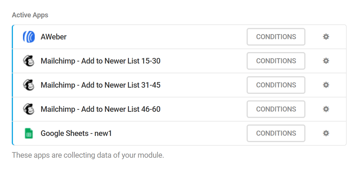 Multiple MailChimp apps connected to a single form in Forminator