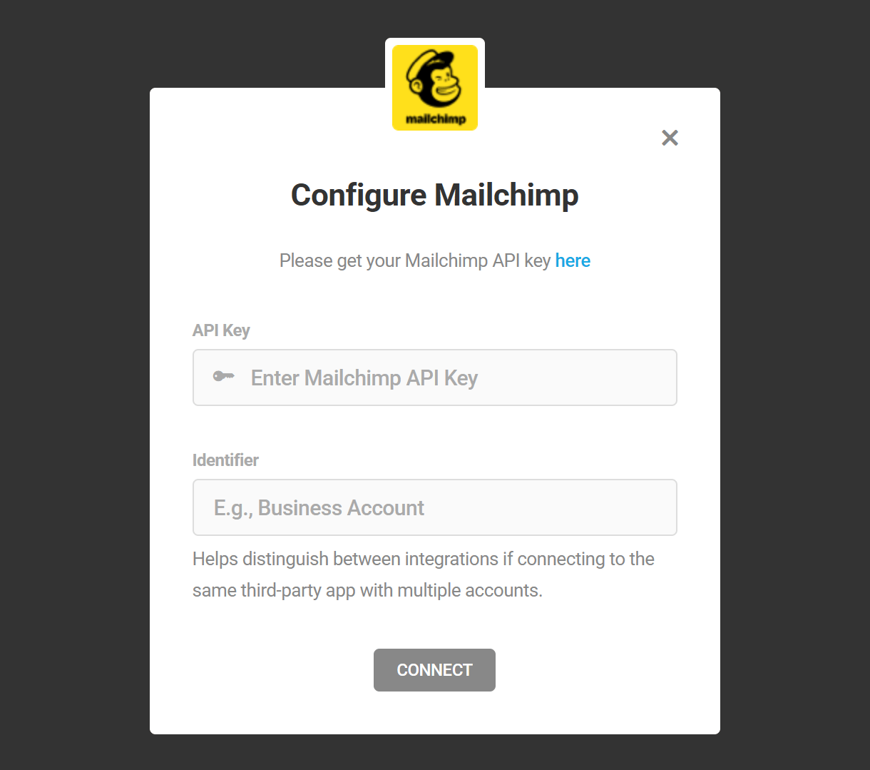 Connect MailChimp to Forminator