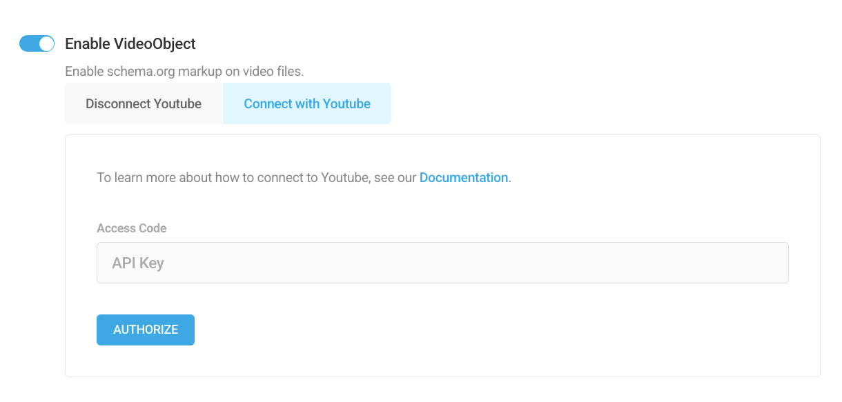Paste API key in SmartCrawl settings