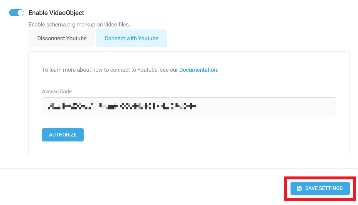 Save settings in SmartCrawl