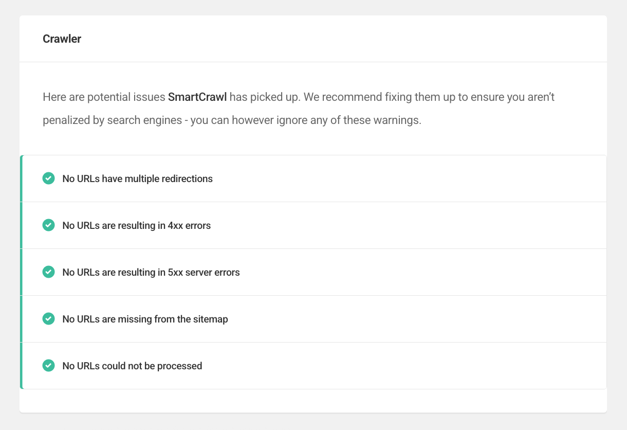 Sitemap issues categories