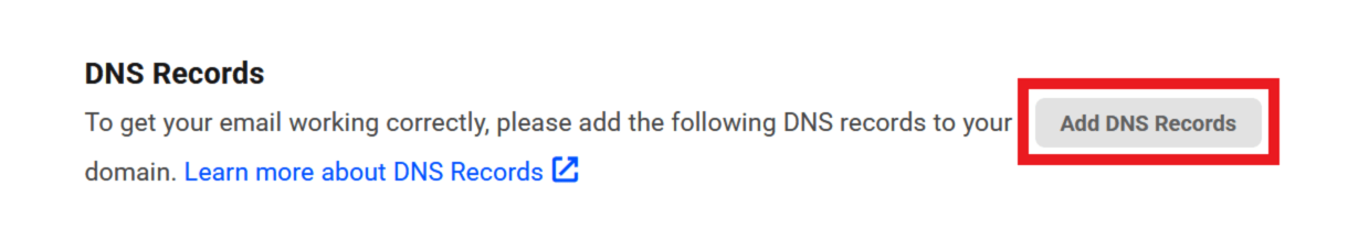 Automatically add MX records for an email account in the Hub