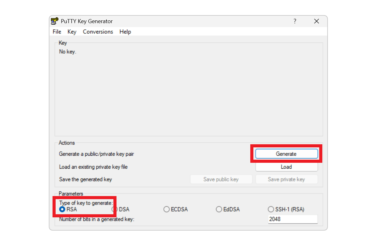 Creating a SSH key in PuTTY