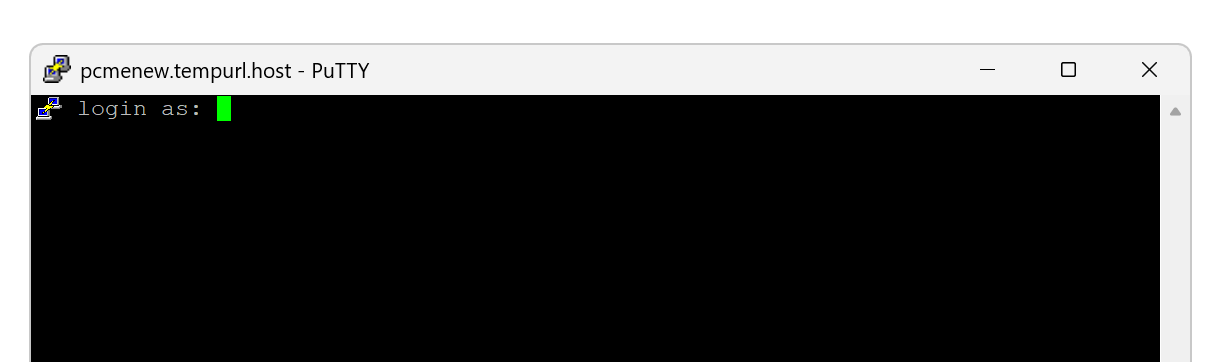 Creating an SSH tunnel with PuTTY
