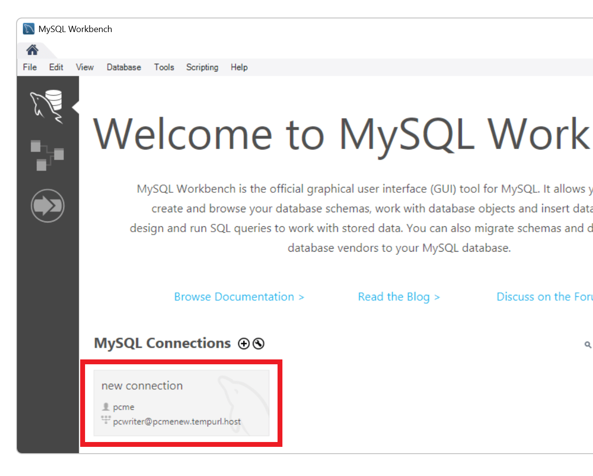 Creating an SSH tunnel with MySQL Workbench