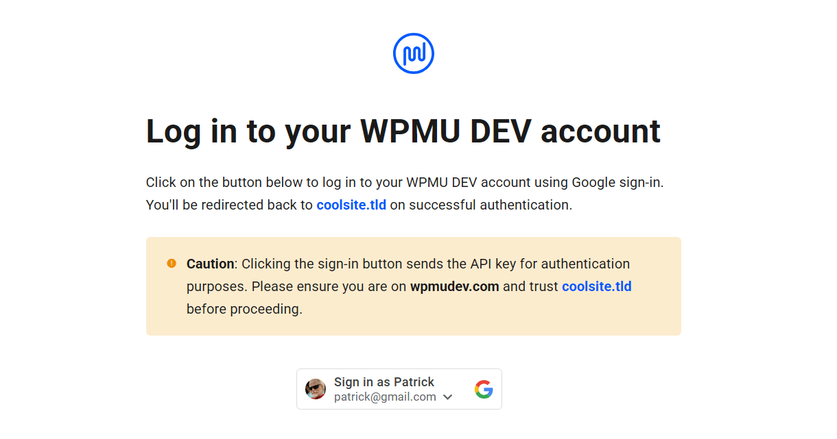 Authenticate with Google