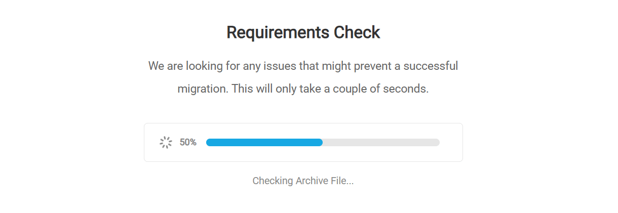 Shipper requirements check screen