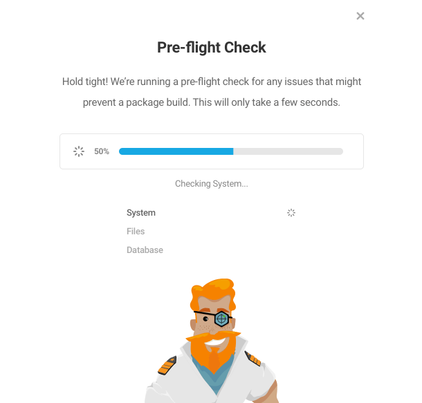 Pre-flight check in Shipper package migration