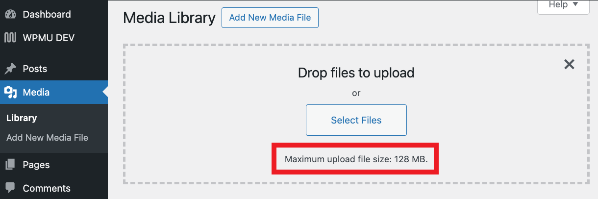 How to check max file upload limit
