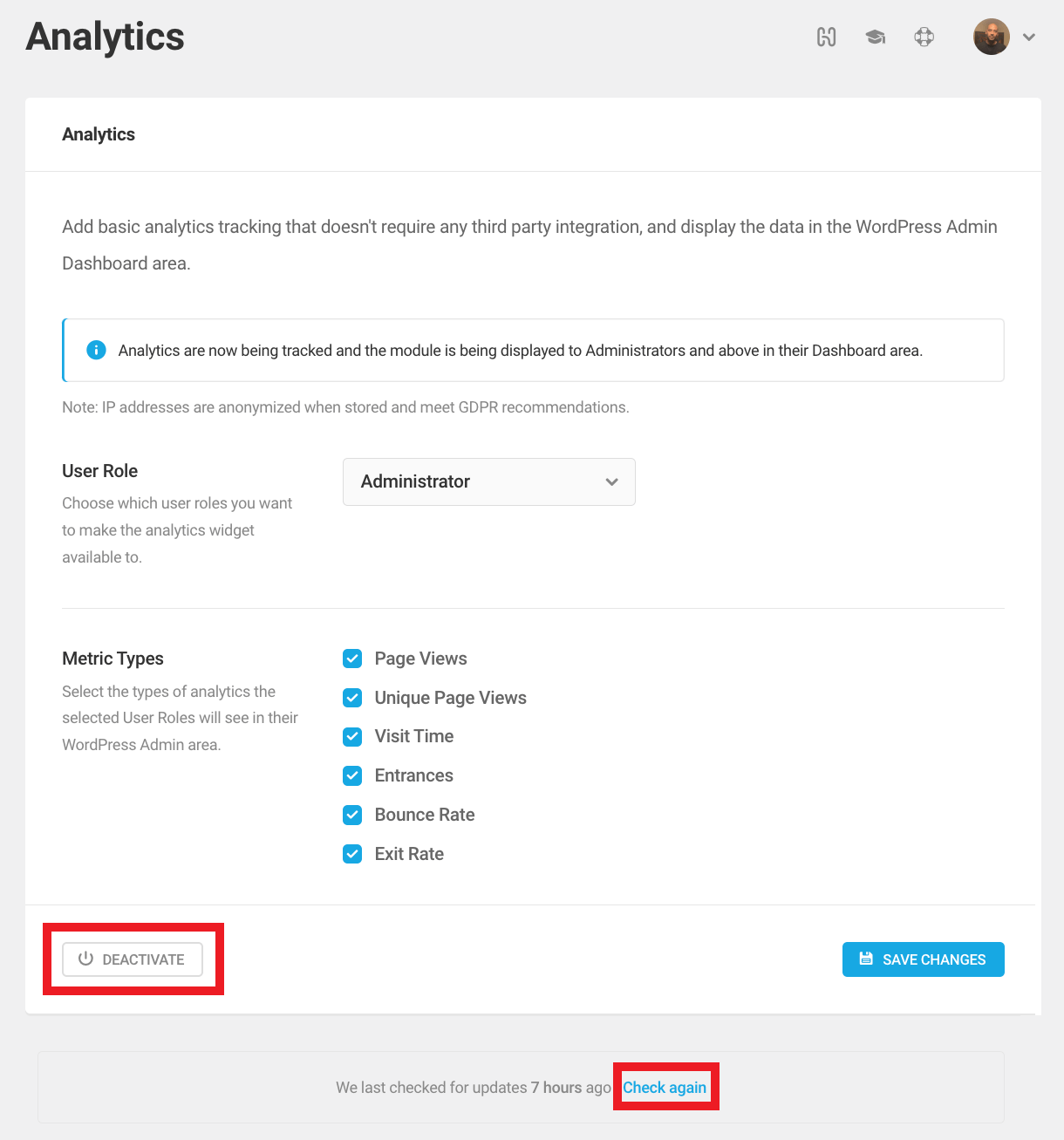 Refresh WPMU DEV Analytics data on cloned site