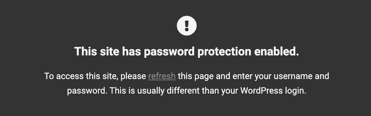 Default WPMU DEV error 401 page