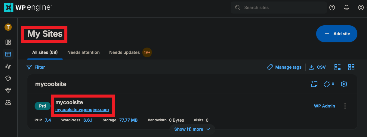 Accessing FTP accounts at WP Engine