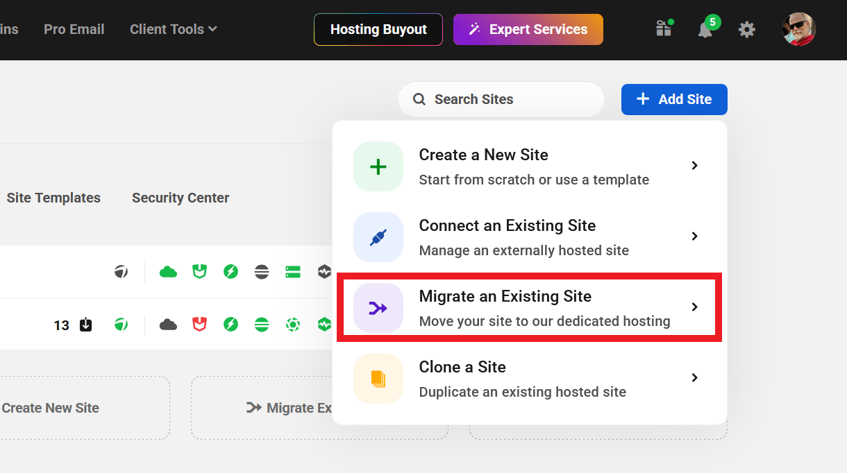 Migrate a site to WPMU DEV