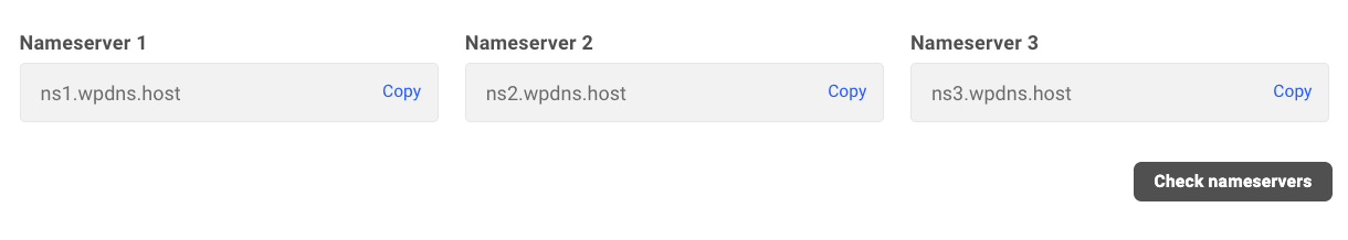 WPMU DEV Nameservers