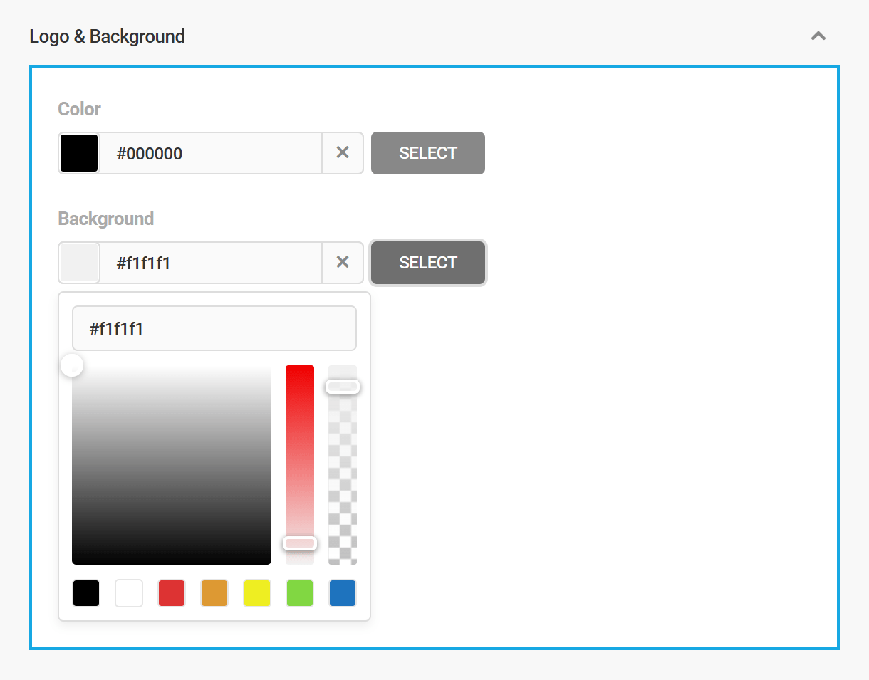 Branda DB Error Page logo color options