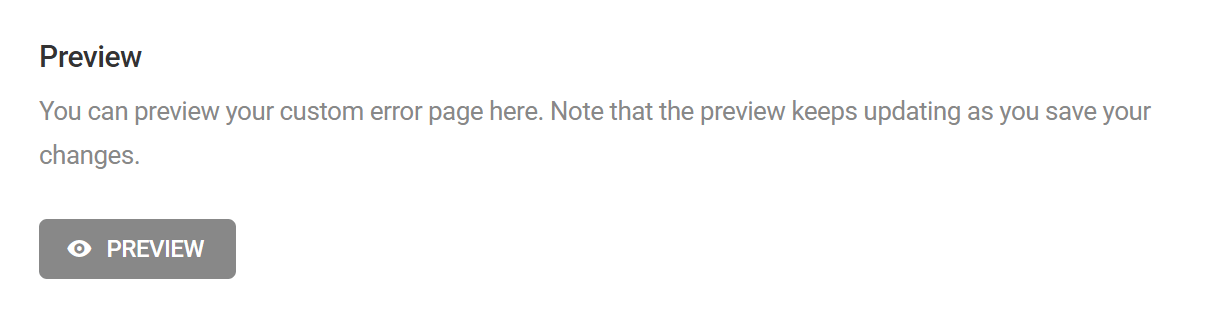 Preview Branda DB Error Page