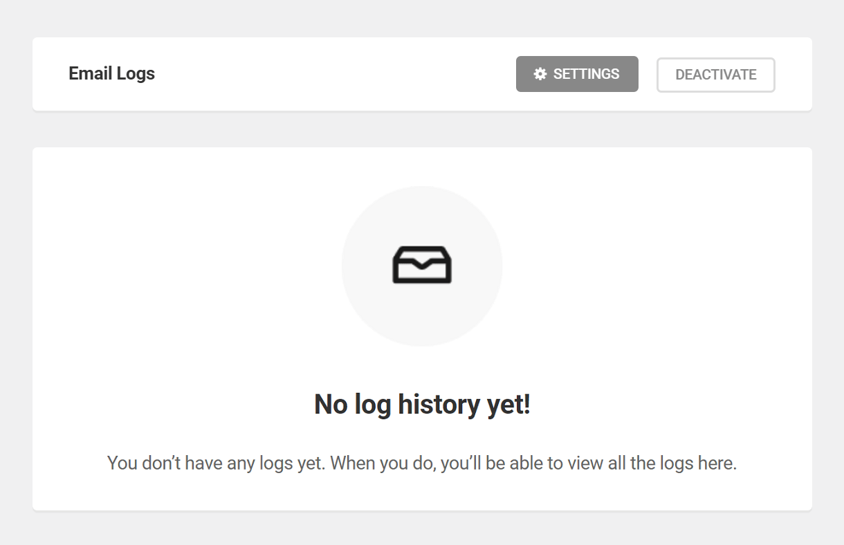 Empty email logs in Branda