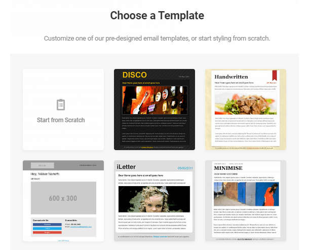 Branda-select-email-template