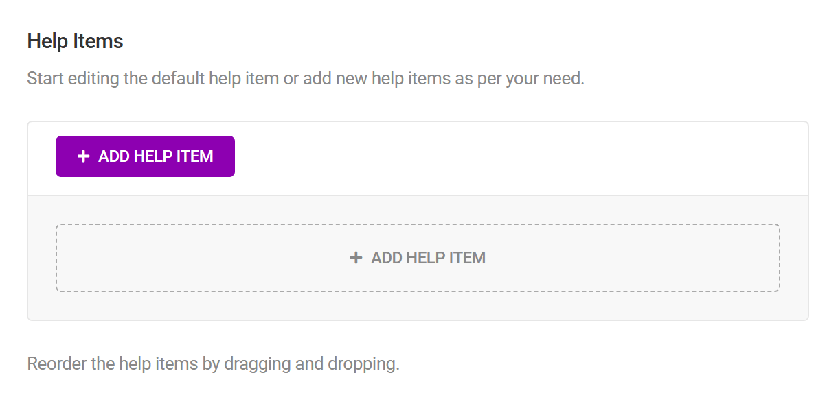 Add new help content in Branda