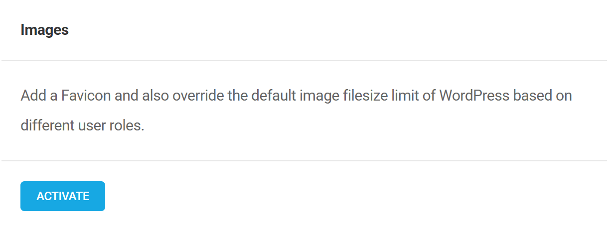 Activate Branda images module