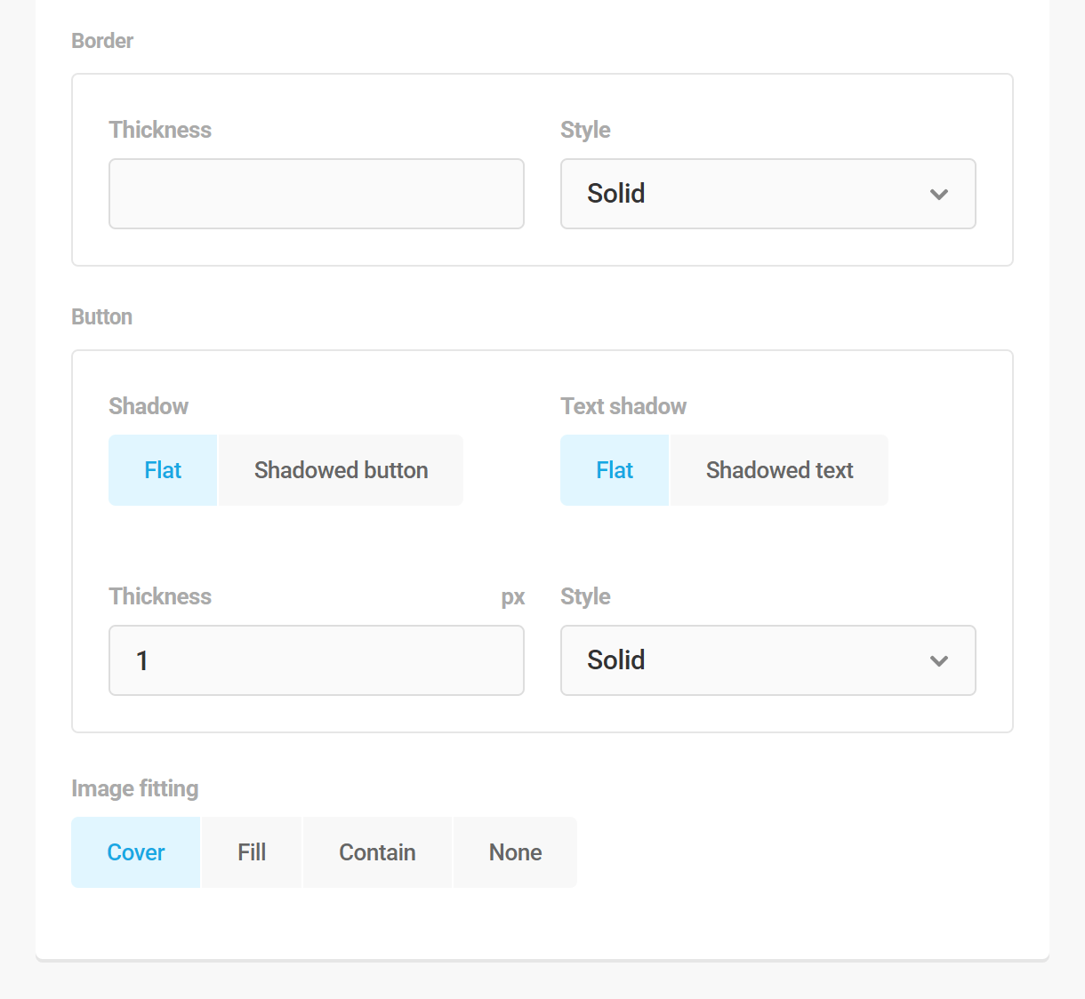 Branda login screen form design options