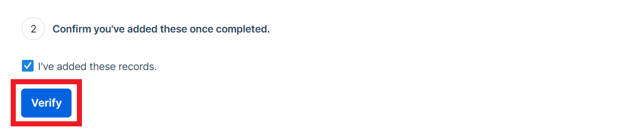Sendgrid authentication (step 6)