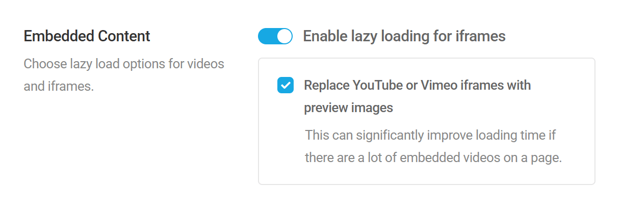 Lazy load iframes in Smush