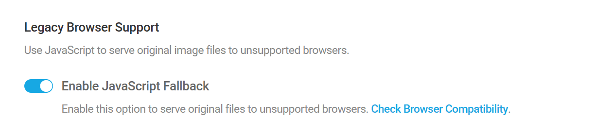 Javascript fallback option in Smush WebP direct conversion method